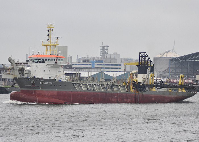 Photograph of the vessel  Shoreway pictured passing Vlaardingen on 25th June 2011