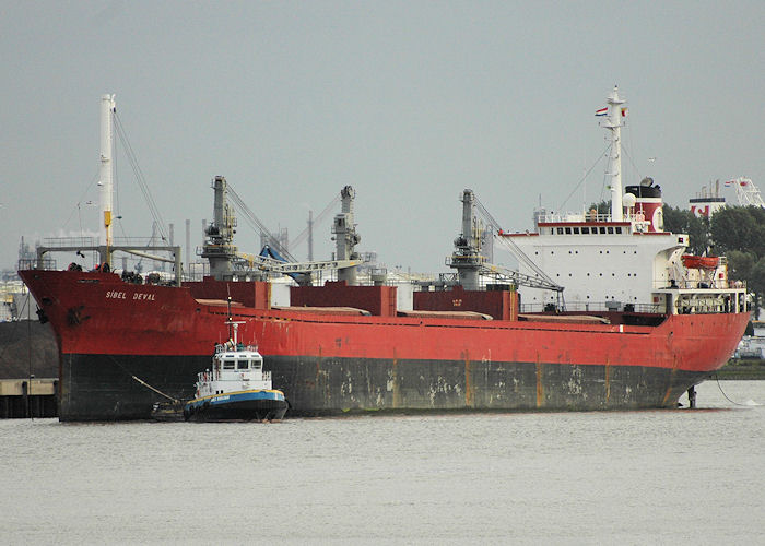 Photograph of the vessel  Sibel Deval pictured on the Nieuwe Maas at Rotterdam on 20th June 2010