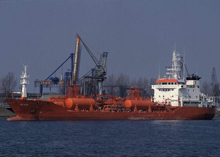 Photograph of the vessel  Silver pictured in Torontohaven, Rotterdam-Botlek on 14th April 1996