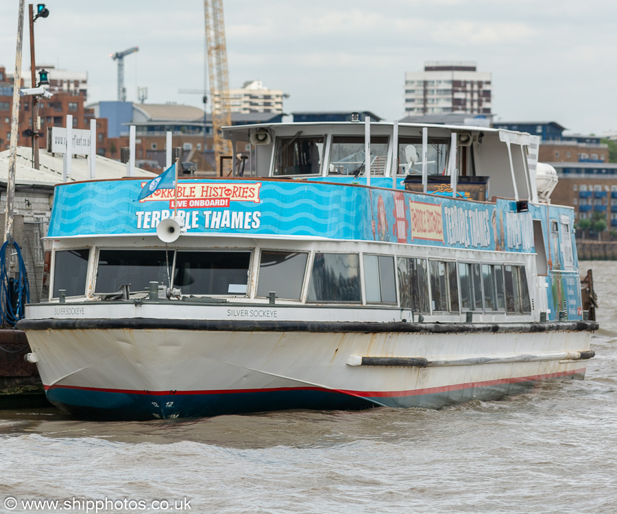 Photograph of the vessel  Silver Sockeye pictured at Wapping on 6th July 2023