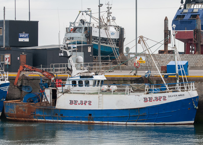 Photograph of the vessel fv Silver Wave pictured at Fraserburgh on 5th May 2014