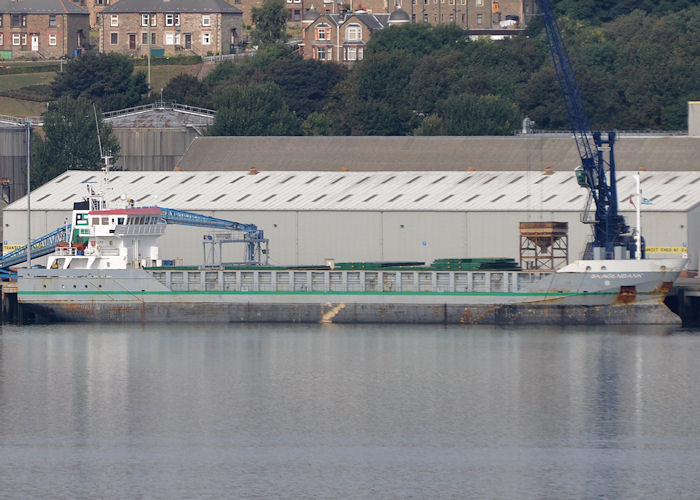 Photograph of the vessel  Skagenbank pictured at Dundee on 12th September 2013