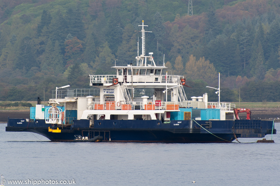 Photograph of the vessel  Sleat pictured in Holy Loch on 19th October 2015