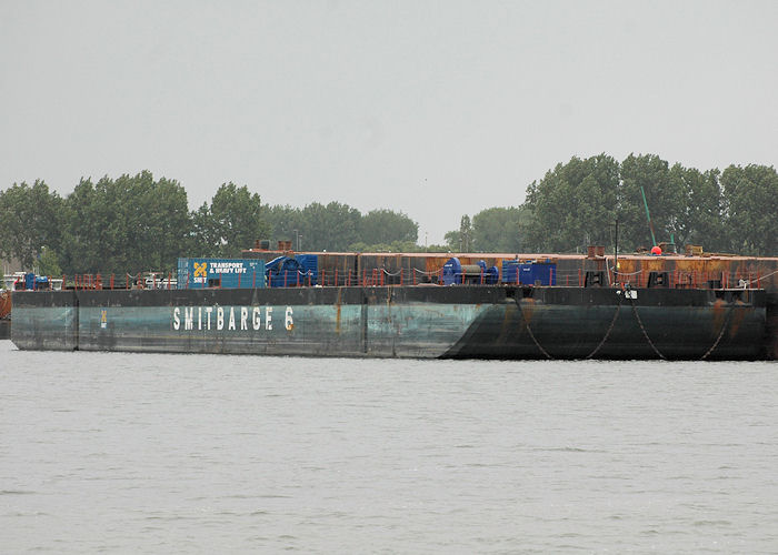 Photograph of the vessel  Smitbarge 6 pictured in Waalhaven, Rotterdam on 20th June 2010