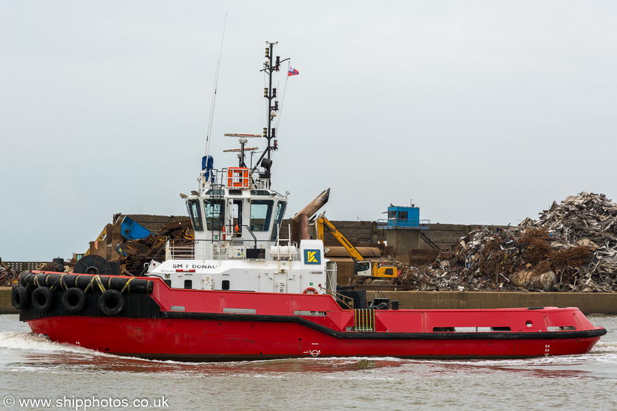  Smit Donau pictured in Canada Dock, Liverpool on 3rd August 2019