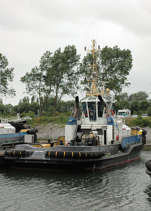 Photograph of the vessel  Smit Ebro pictured in Scheurhaven, Europoort on 20th June 2010
