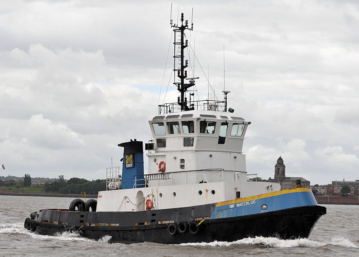 Photograph of the vessel  Smit Waterloo pictured on the River Mersey on 22nd June 2013