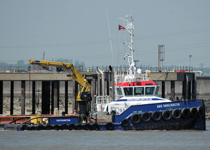 Photograph of the vessel  SMS Shoalbuster pictured at Shellhaven on 22nd May 2010