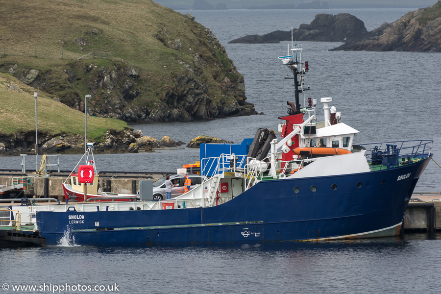  Snolda pictured at West Burrafirth on 20th May 2015