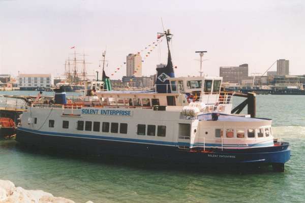 Photograph of the vessel  Solent Enterprise pictured at Gosport on 8th June 2000