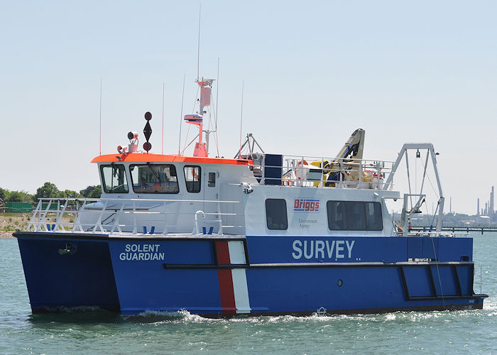 Photograph of the vessel rv Solent Guardian pictured at Southampton on 8th June 2013