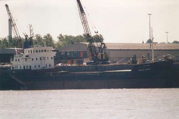 Photograph of the vessel  Solway Fisher pictured on the River Mersey on 5th August 2000