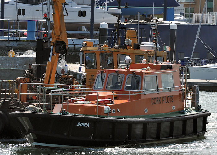 Photograph of the vessel pv Sonia pictured at Gosport on 10th June 2013