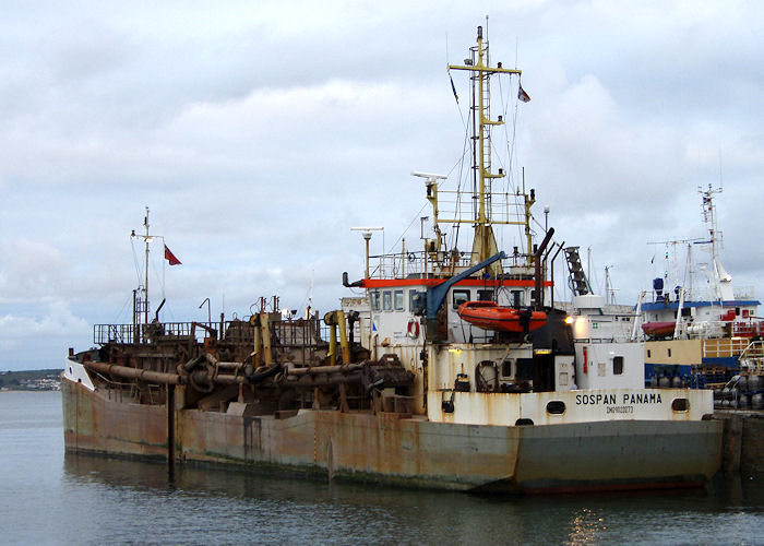 Photograph of the vessel  Sospan pictured in Penzance on 1st September 2007