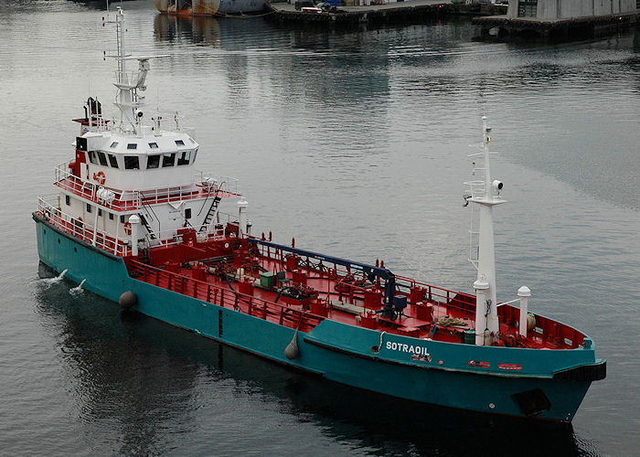 Photograph of the vessel  Sotraoil pictured at Bergen on 5th May 2008