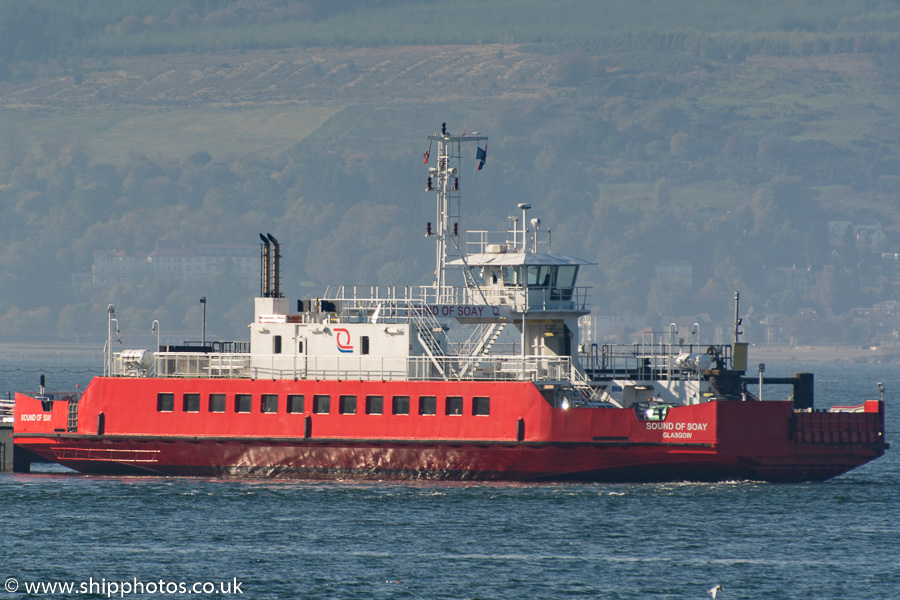  Sound of Soay pictured at Gourock on 17th October 2015