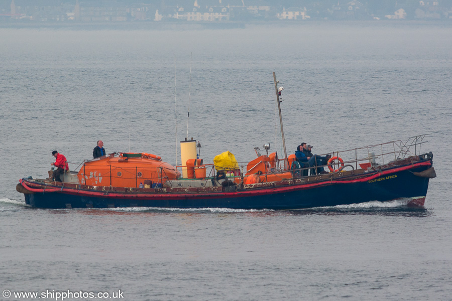 RNLB Southern Africa pictured passing Greenock on 20th April 2019