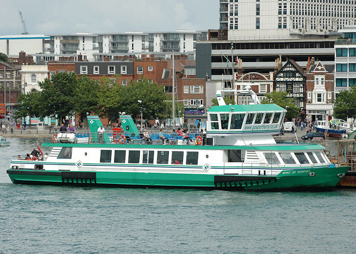 Photograph of the vessel  Spirit of Gosport pictured at Portsmouth on 14th August 2010