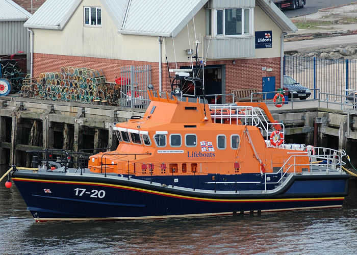 Photograph of the vessel RNLB Spirit of Northumberland pictured at North Shields on 11th May 2005
