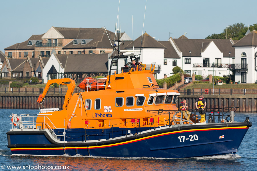 RNLB Spirit of Northumberland pictured passing North Shields on 30th June 2018