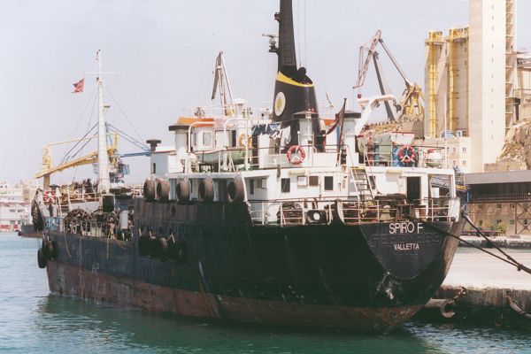 Photograph of the vessel  Spiro F pictured in Valletta on 1st June 2000