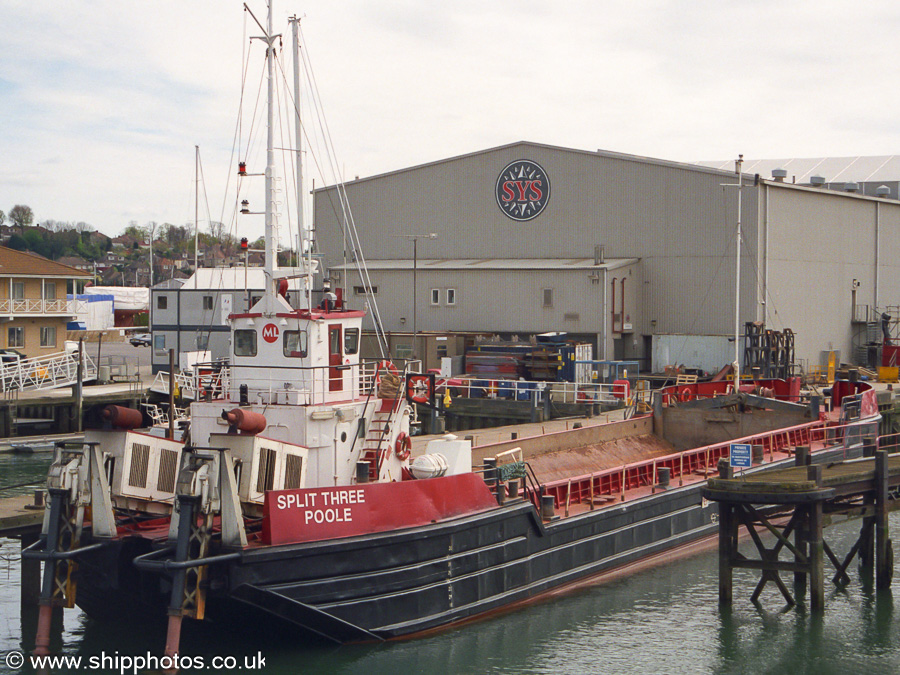 Photograph of the vessel  Split Three pictured at Northam, Southampton on 20th April 2002
