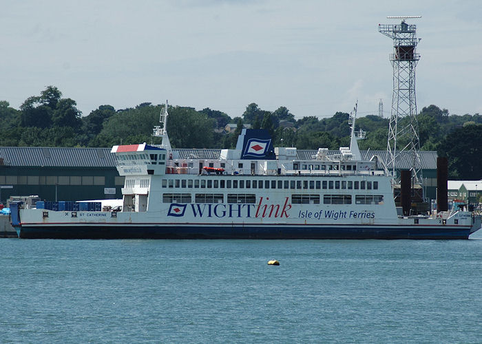 Photograph of the vessel  St. Catherine pictured laid up at Hythe on 13th June 2009