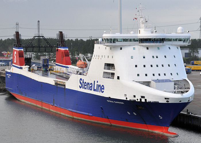 Photograph of the vessel  Stena Carrier pictured in Beneluxhaven, Europoort on 22nd June 2012