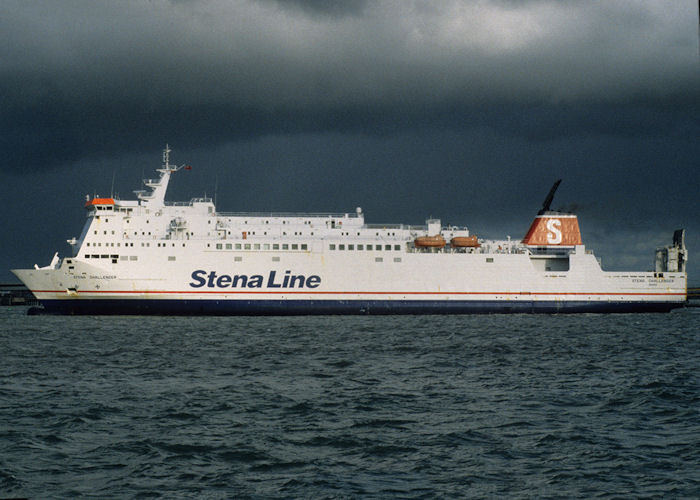 Photograph of the vessel  Stena Challenger pictured at Holyhead on 17th November 1996