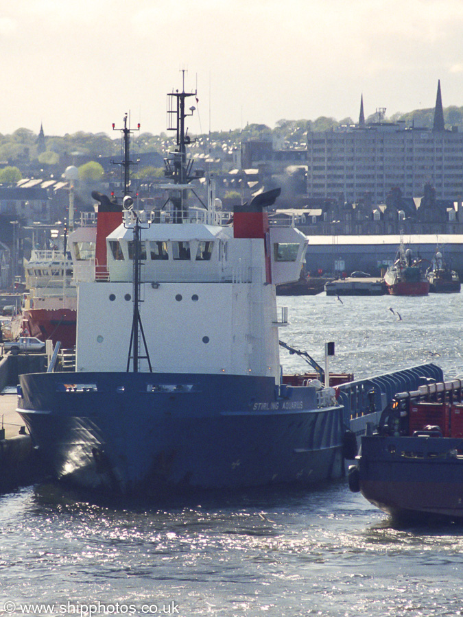 Photograph of the vessel  Stirling Aquarius pictured at Aberdeen on 8th May 2003