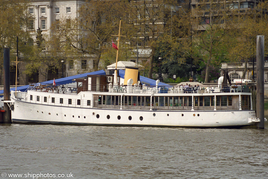 Photograph of the vessel rv St. Katharine pictured in London on 22nd April 2002