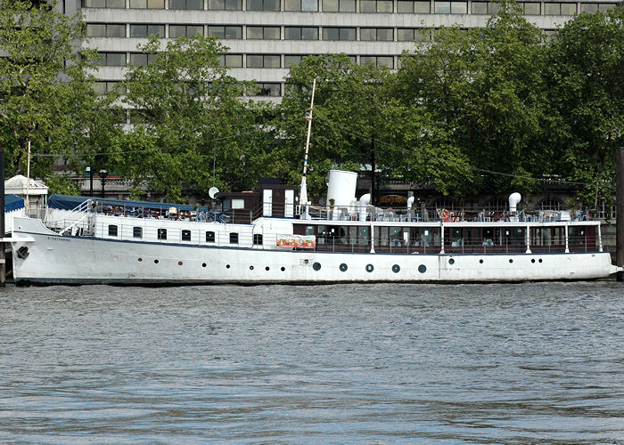 Photograph of the vessel rv St. Katharine pictured in London on 18th May 2008