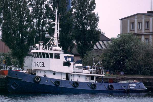 Photograph of the vessel  Storjoel pictured in Landskrona on 28th May 2001