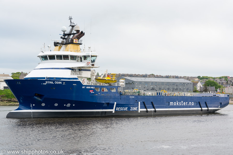  Stril Odin pictured departing Aberdeen on 29th May 2019