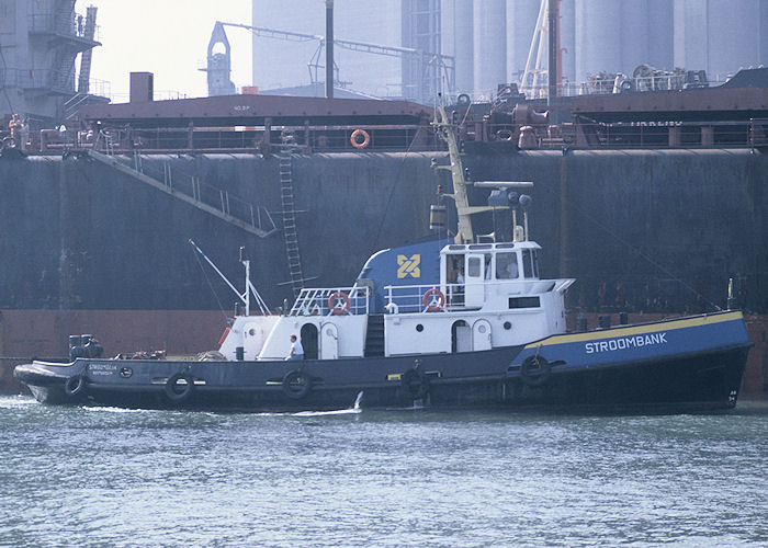 Photograph of the vessel  Stroombank pictured in Elbehaven, Europoort on 27th September 1992