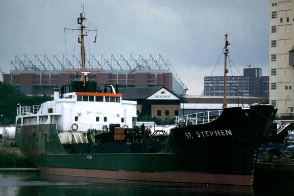 Photograph of the vessel  St. Stephen pictured in Salford Docks on 13th July 1999