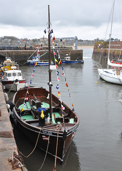 Photograph of the vessel  Sula II pictured at North Berwick on 21st April 2012