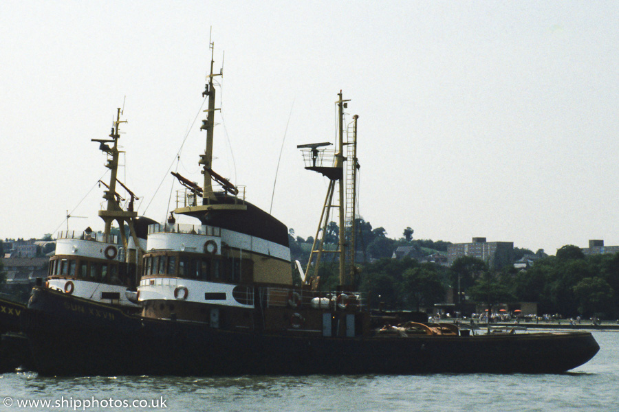 Photograph of the vessel  Sun XXVII pictured at Gravesend on 17th June 1989
