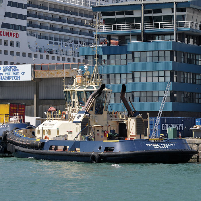 Photograph of the vessel  Svitzer Ferriby pictured at Southampton on 8th June 2013