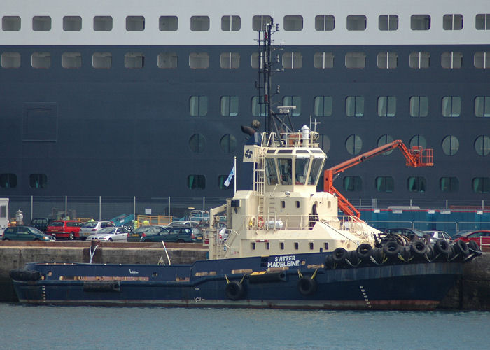 Photograph of the vessel  Svitzer Madeleine pictured at Southampton on 13th June 2009