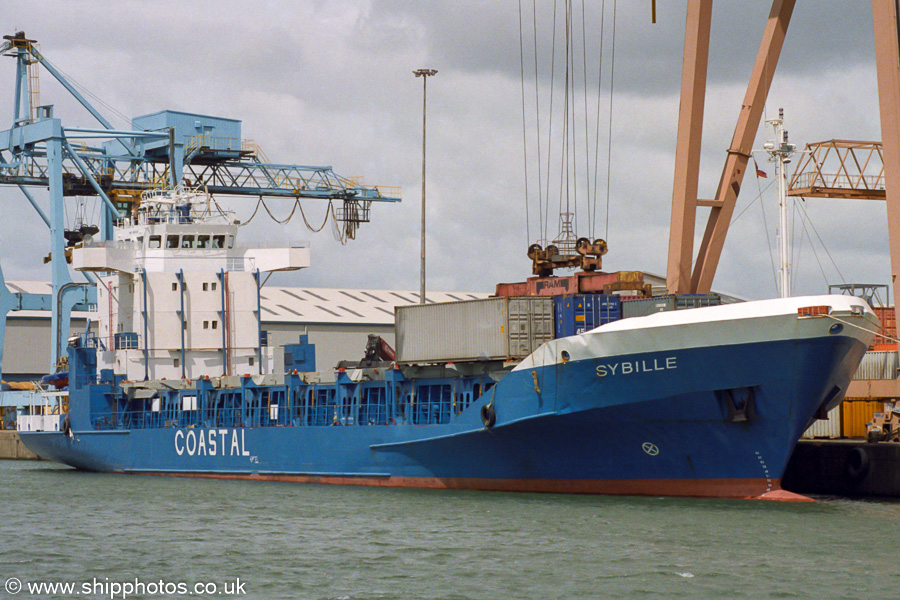 Sybille pictured in Royal Seaforth Dock, Liverpool on 19th June 2004