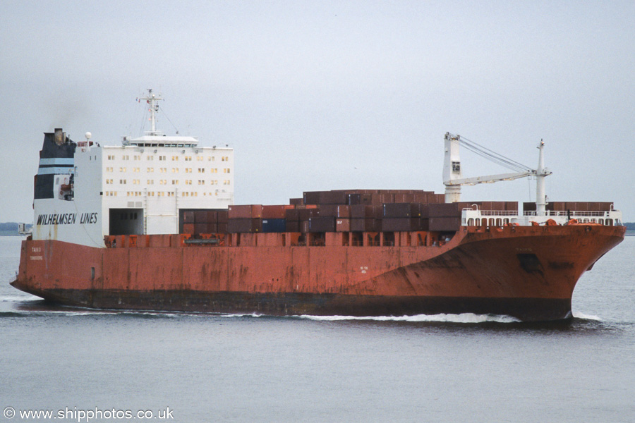  Taiko pictured passing Vlissingen on 19th June 2002