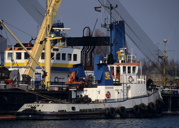  Taktow 1 pictured in Wiltonhaven, Rotterdam on 14th April 1996