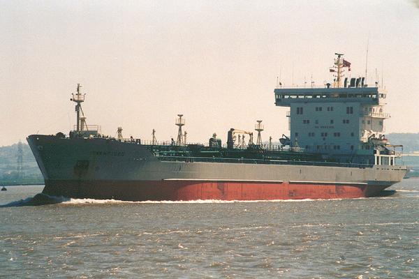  Tärnfjord pictured on the River Thames on 12th May 2001
