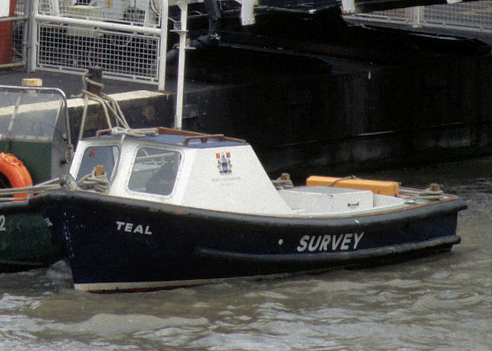 rv Teal pictured at Greenwich on 24th September 1997