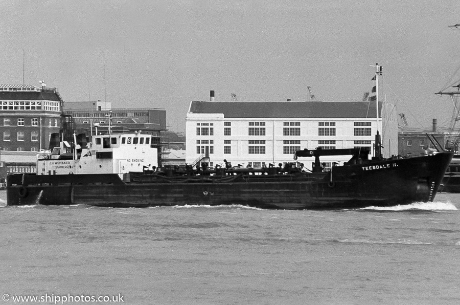  Teesdale H pictured in Portsmouth Harbour on 25th March 1989