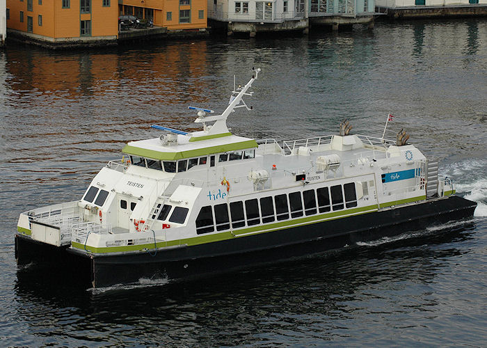  Teisten pictured arriving in Bergen on 5th May 2008
