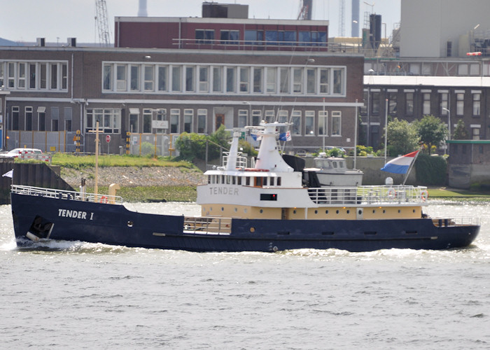 Photograph of the vessel  Tender I pictured passing Vlaardingen on 25th June 2012