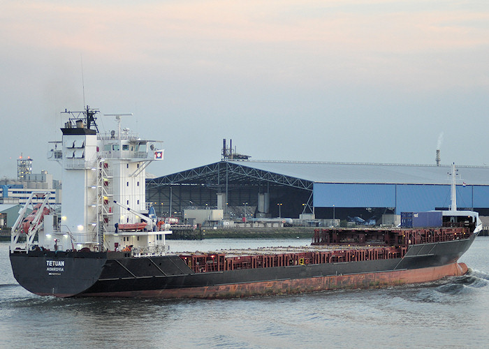 Photograph of the vessel  Tetuan pictured passing Vlaardingen on 27th June 2011