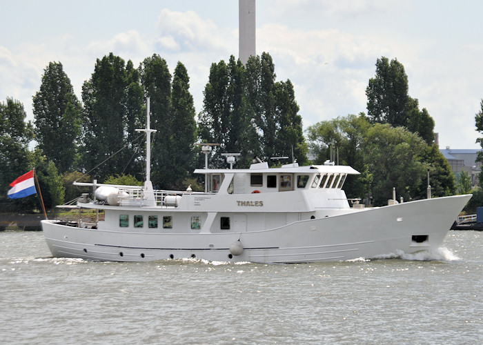 Photograph of the vessel  Thales pictured passing Vlaardingen on 24th June 2011